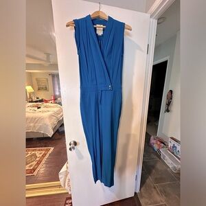 Elevenses Cerulean Blue Sleeveless Jumpsuit